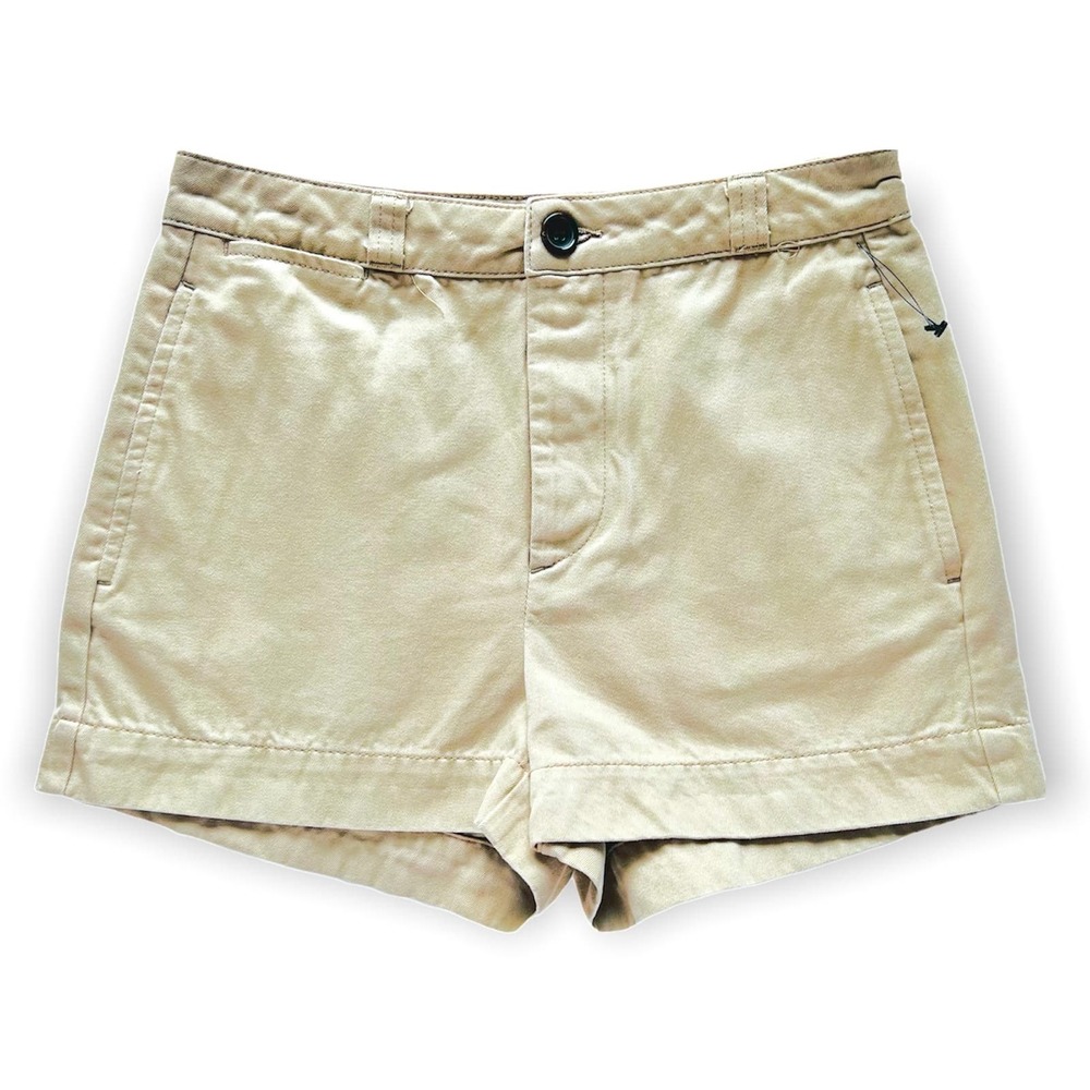 Urban Outfitters High Rise Shorts Womens size 6 Khaki Button Fly Pin Up NWOT